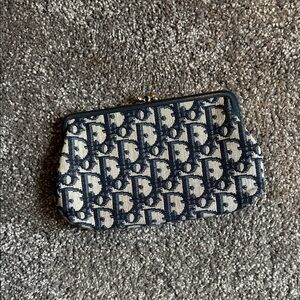 Christian Dior vintage clutch trotter monogram canvas pattern